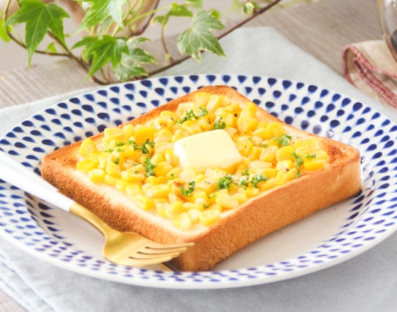 画像:シャンタンバターコーントースト