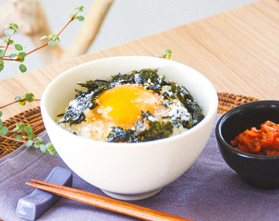 画像:ユッケ風TKG