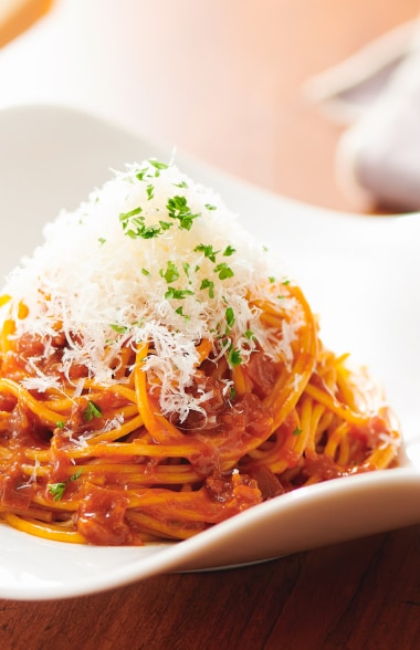 画像：クリーミーボロネーゼ 調理イメージ