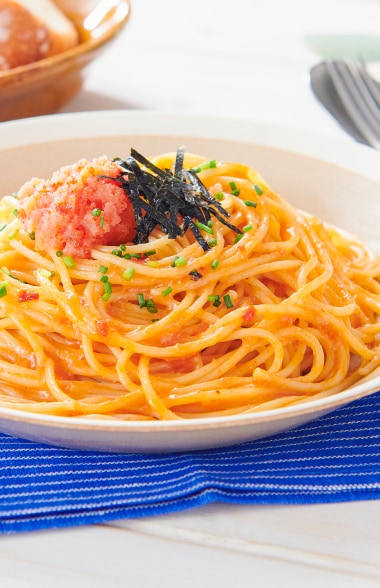 画像：明太子ソース 調理イメージ