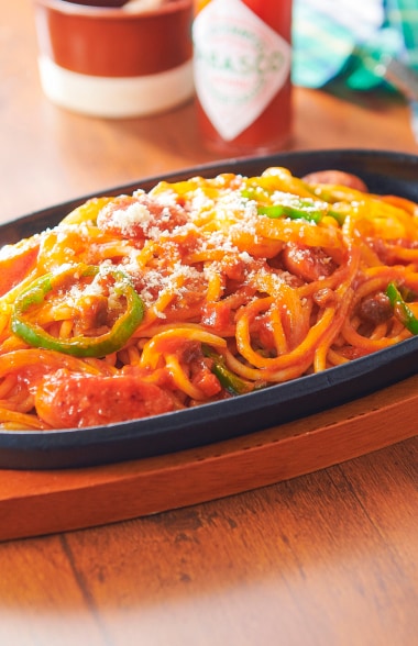 画像：ナポリタンソース 調理イメージ