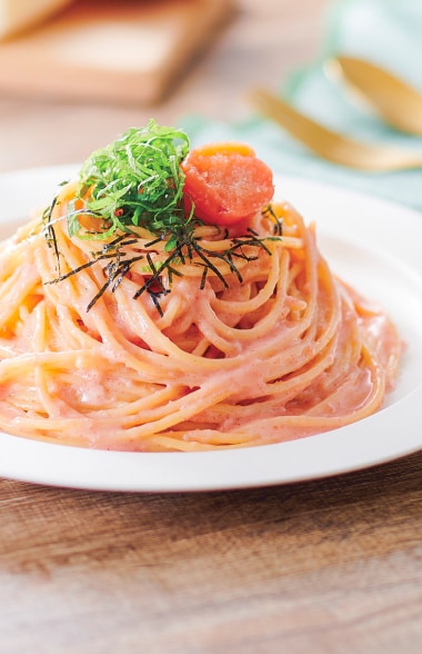 画像：たらこクリーム 調理イメージ