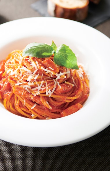 画像：トマトソース 調理イメージ