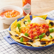 アラビアータでサルサソース