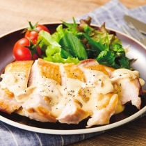 カルボナーラソースのチキンソテー