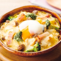 パウチのまんまリゾット（レンジ調理）