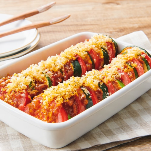 トマトとズッキーニのオーブン焼き