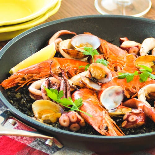 イカスミパエリア