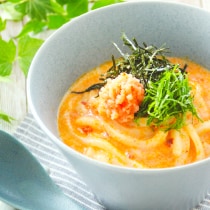 冷やし明太クリームうどん