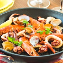 イカスミパエリア