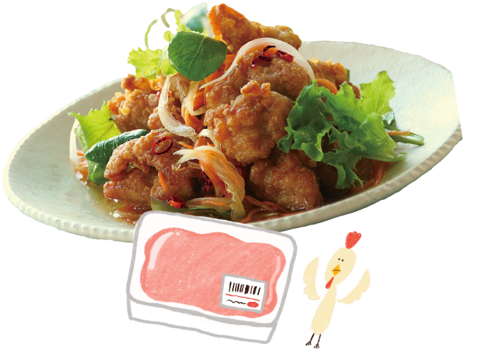 画像：から揚げの南蛮漬け