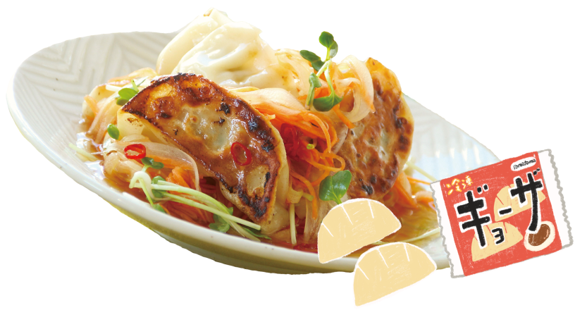 画像：焼き餃子の南蛮漬け