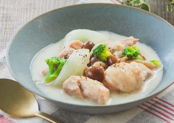 鶏ときのこのクリーム煮