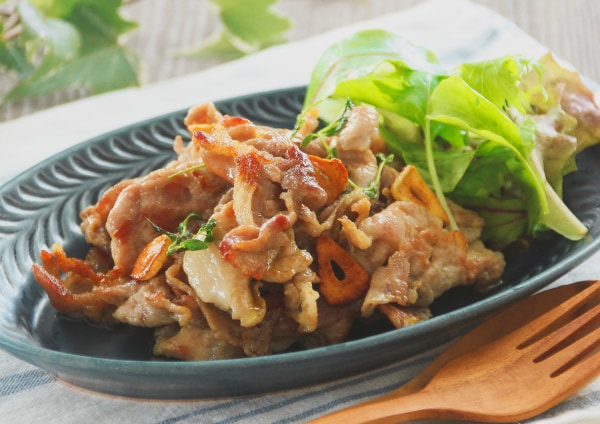 豚こまのオリーブオイル漬け