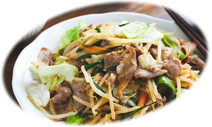 画像：野菜炒め