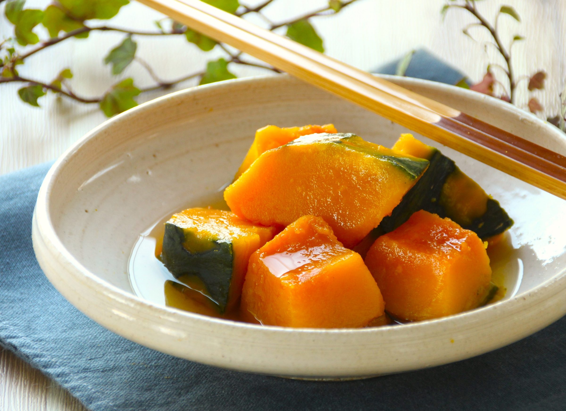 かぼちゃの煮物（創味のつゆ減塩タイプ）