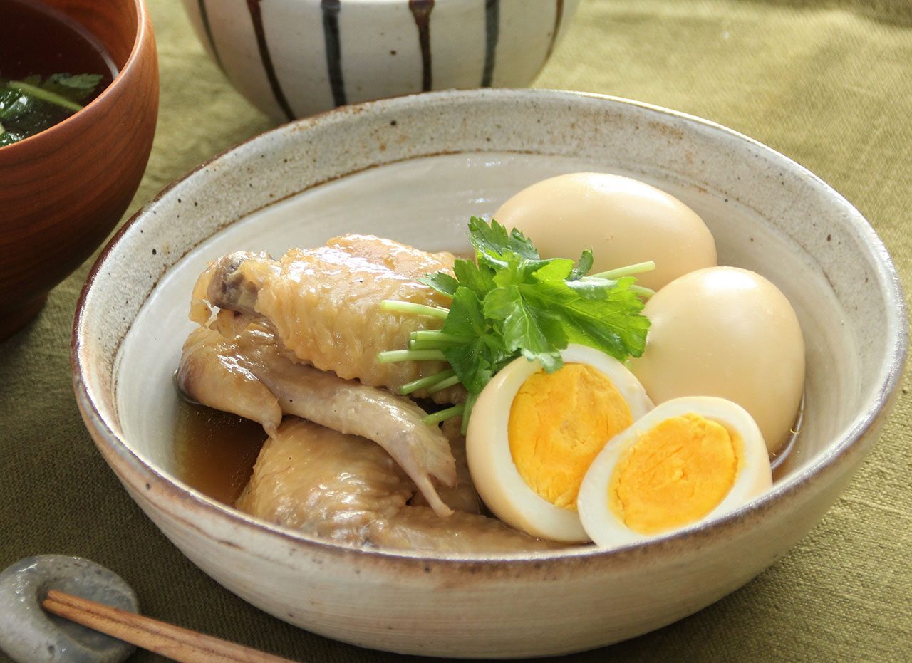 鶏と卵のさっぱり煮