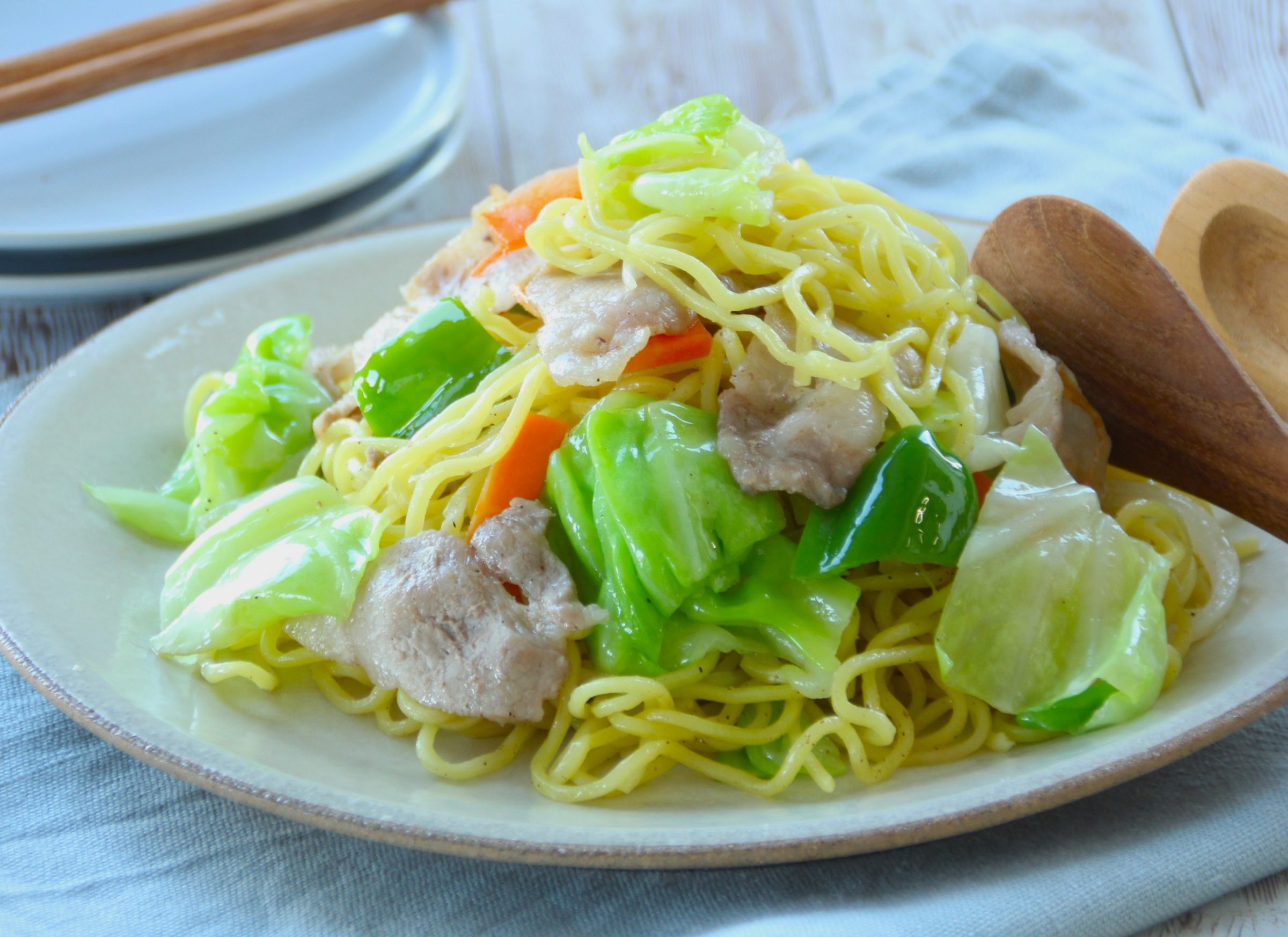 シャンタン塩焼きそば