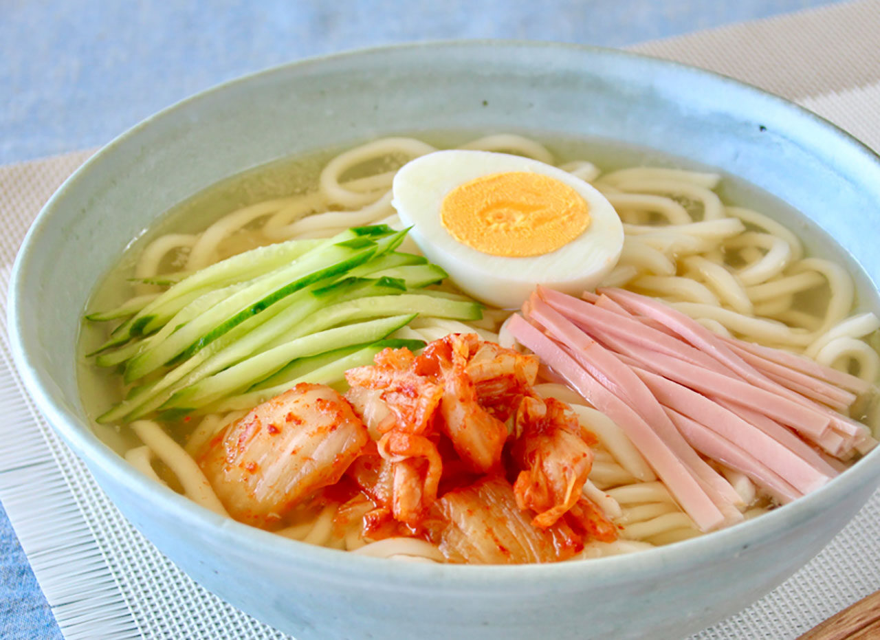 韓国冷麺風うどん