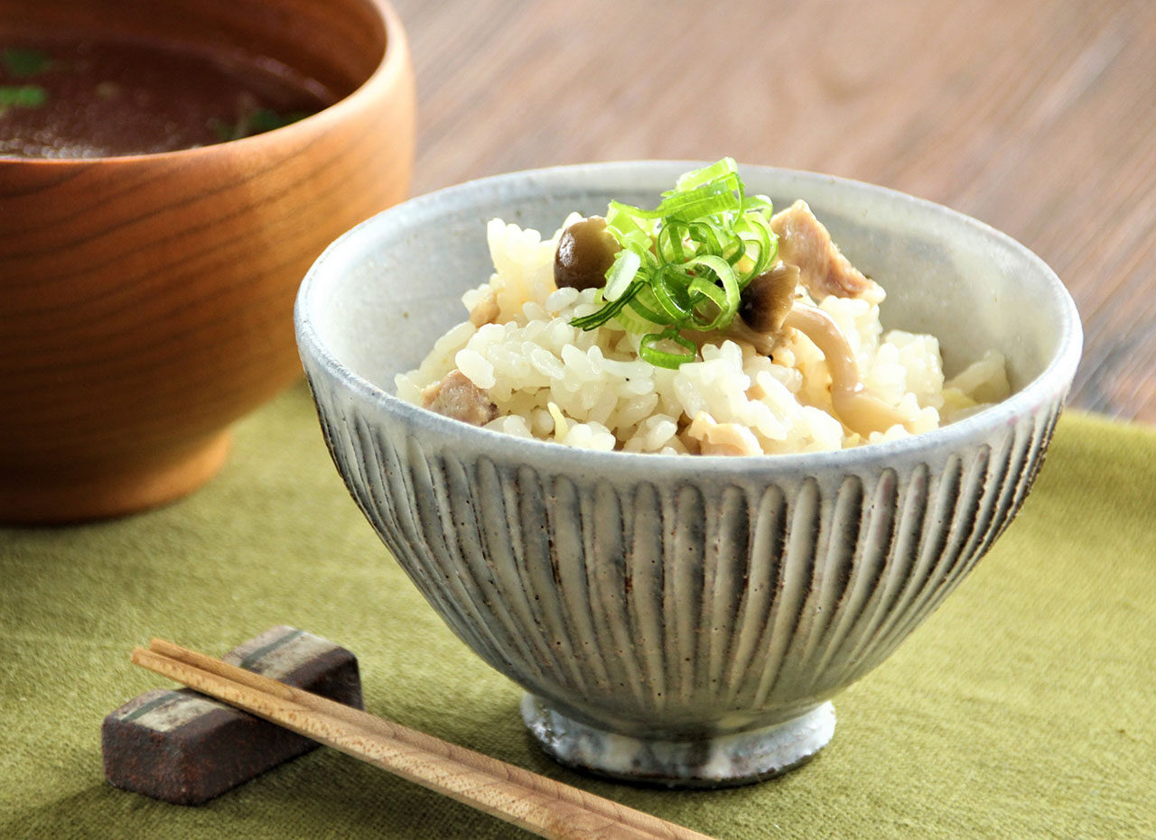 炊き込みご飯（やみつきキャベツの塩たれ）