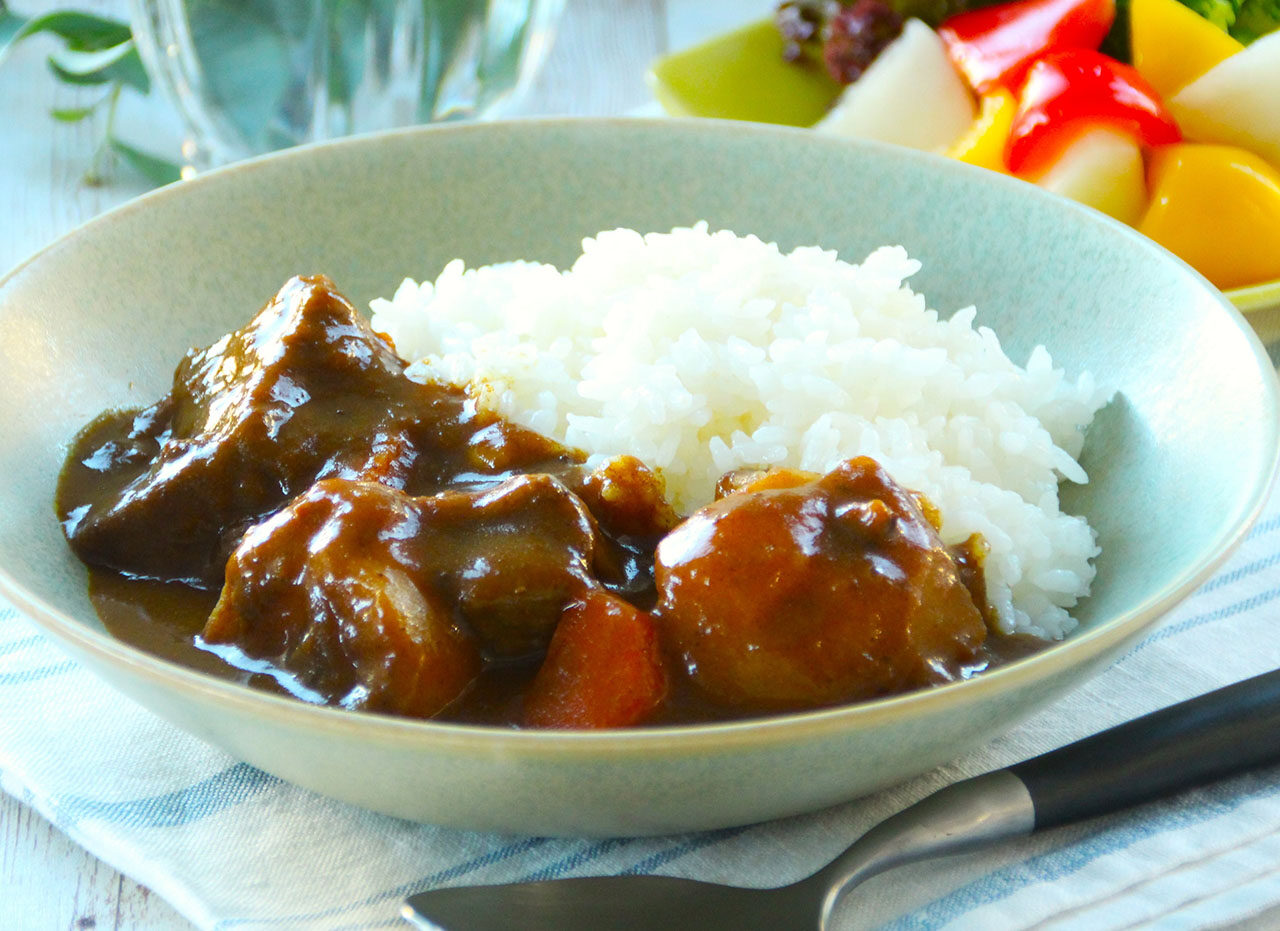 一晩寝かせたカレーライス