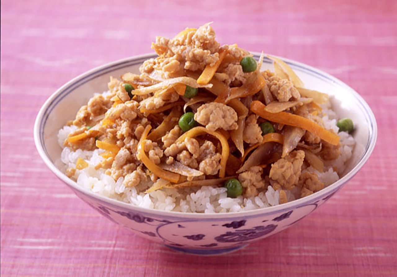 鶏ごぼう丼