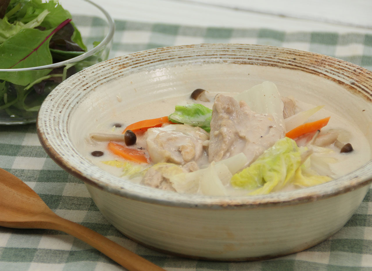 鶏肉と白菜のクリーム煮