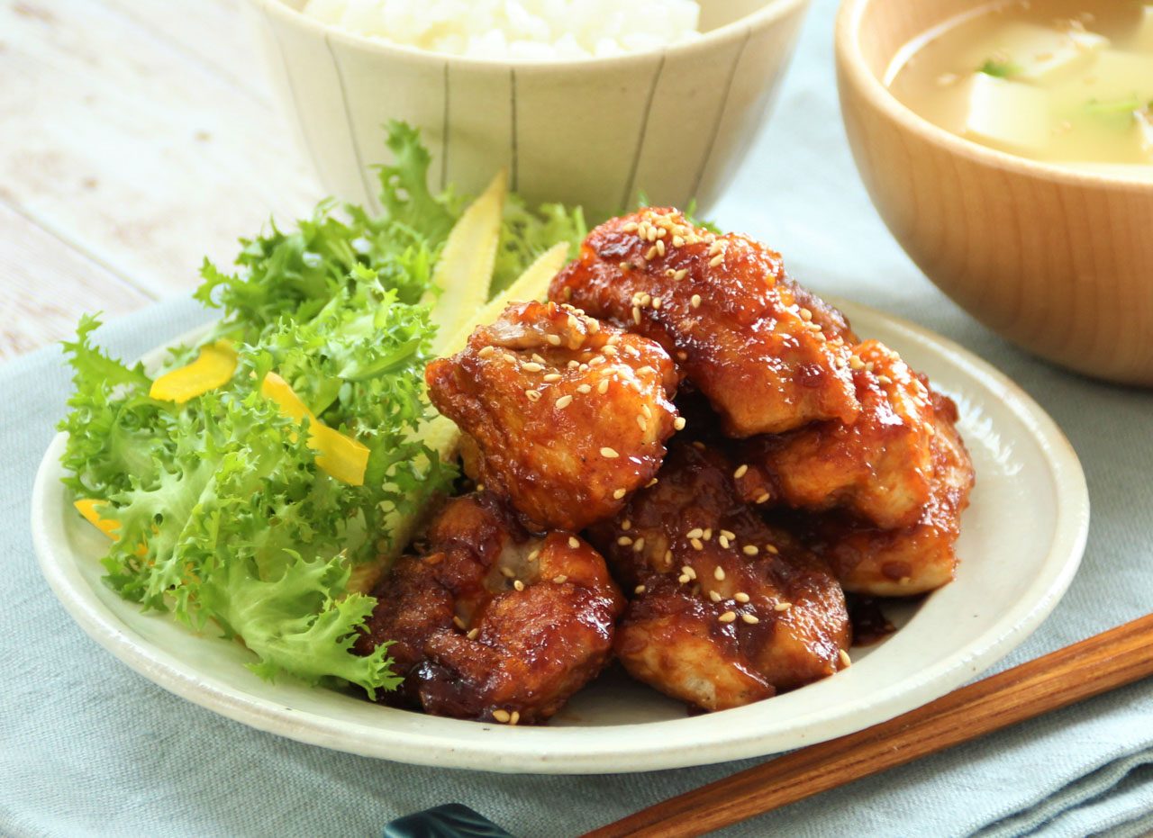 焼肉のたれでヤンニョムチキン