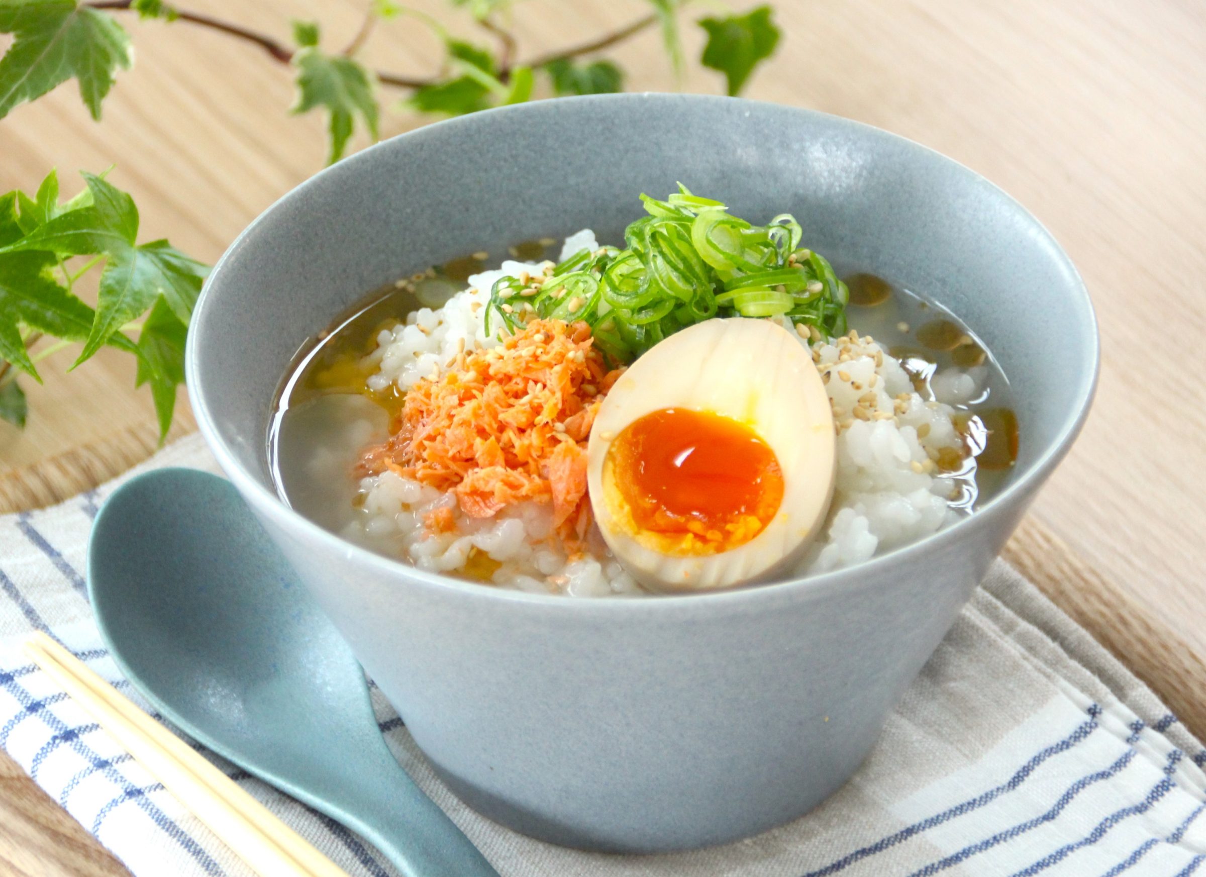 ラーメンスープ茶漬け【塩】（朝シャン）