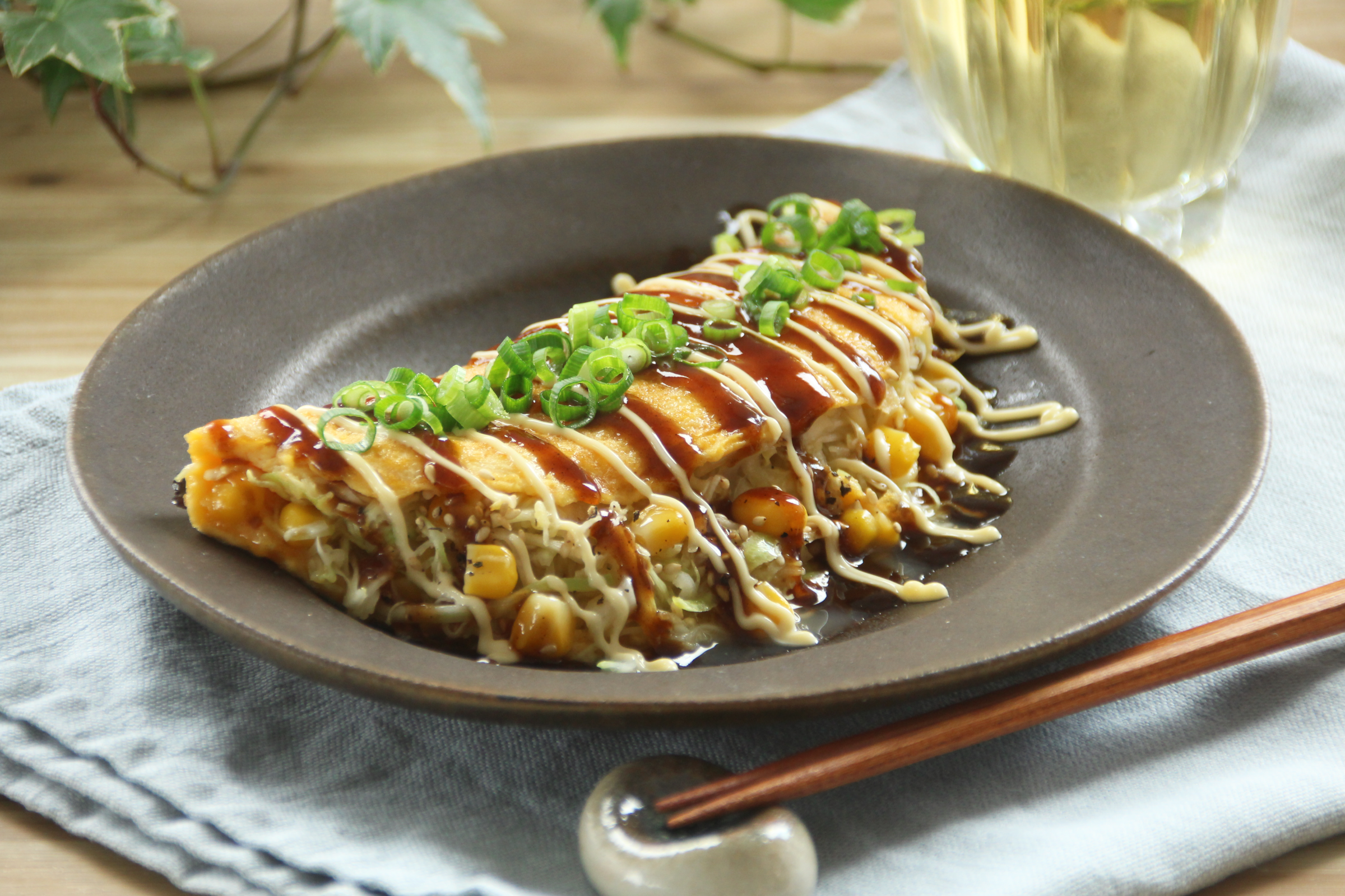 キャベツナムルのとん平焼き風　なんでもナムル